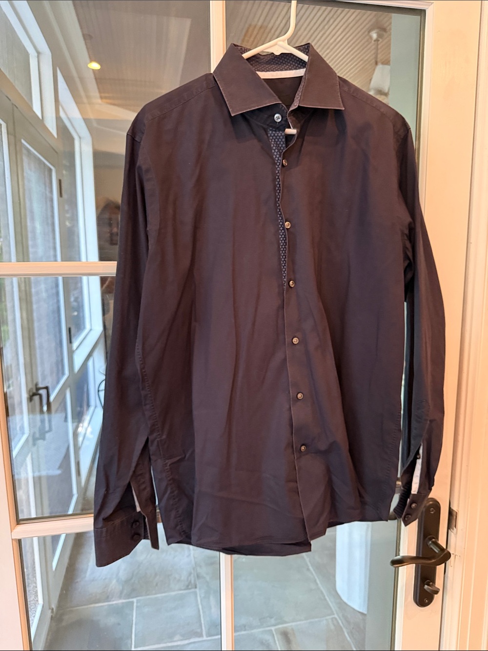 Hugo Boss Men's Dress Shirt in Dark Navy